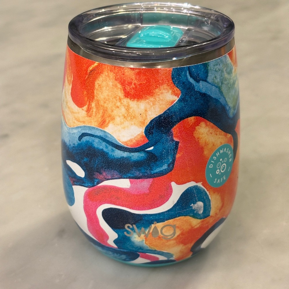 SWIG Floral Metal Wine Cup